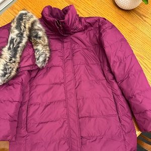 Womens Lands End Down Winter Coat